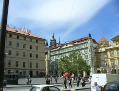 námestie v Prahe 3