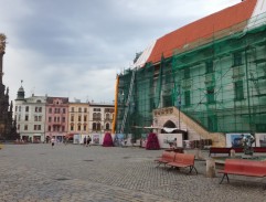 Na náměstí v Olomouci