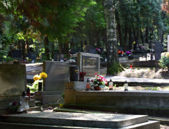 pri hrobe Michala Trnu