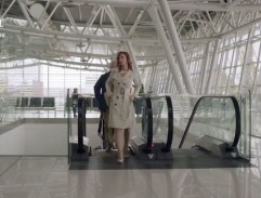 na letiskových eskalátoroch