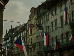 Vlajky na ulici