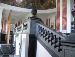 schodisko na zámku Drahoslavice